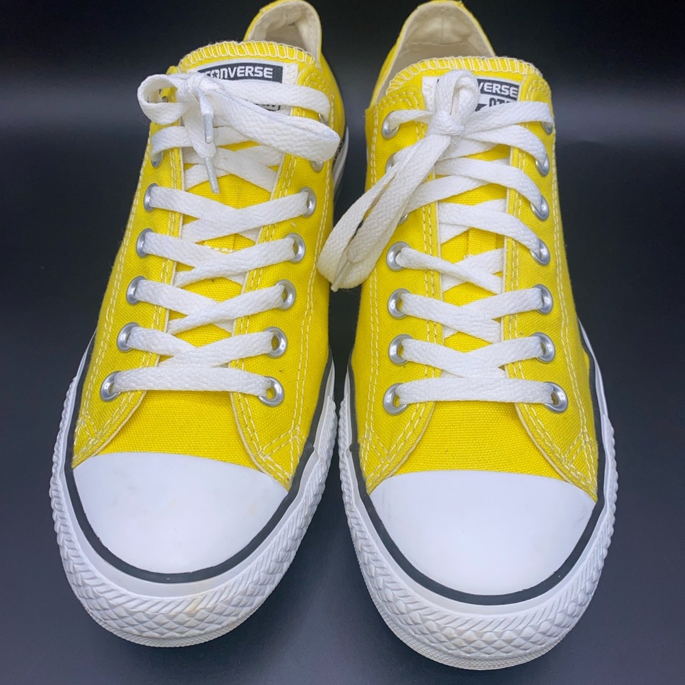 Yellow chuck taylor all star low top M 9.5/ W 11.5